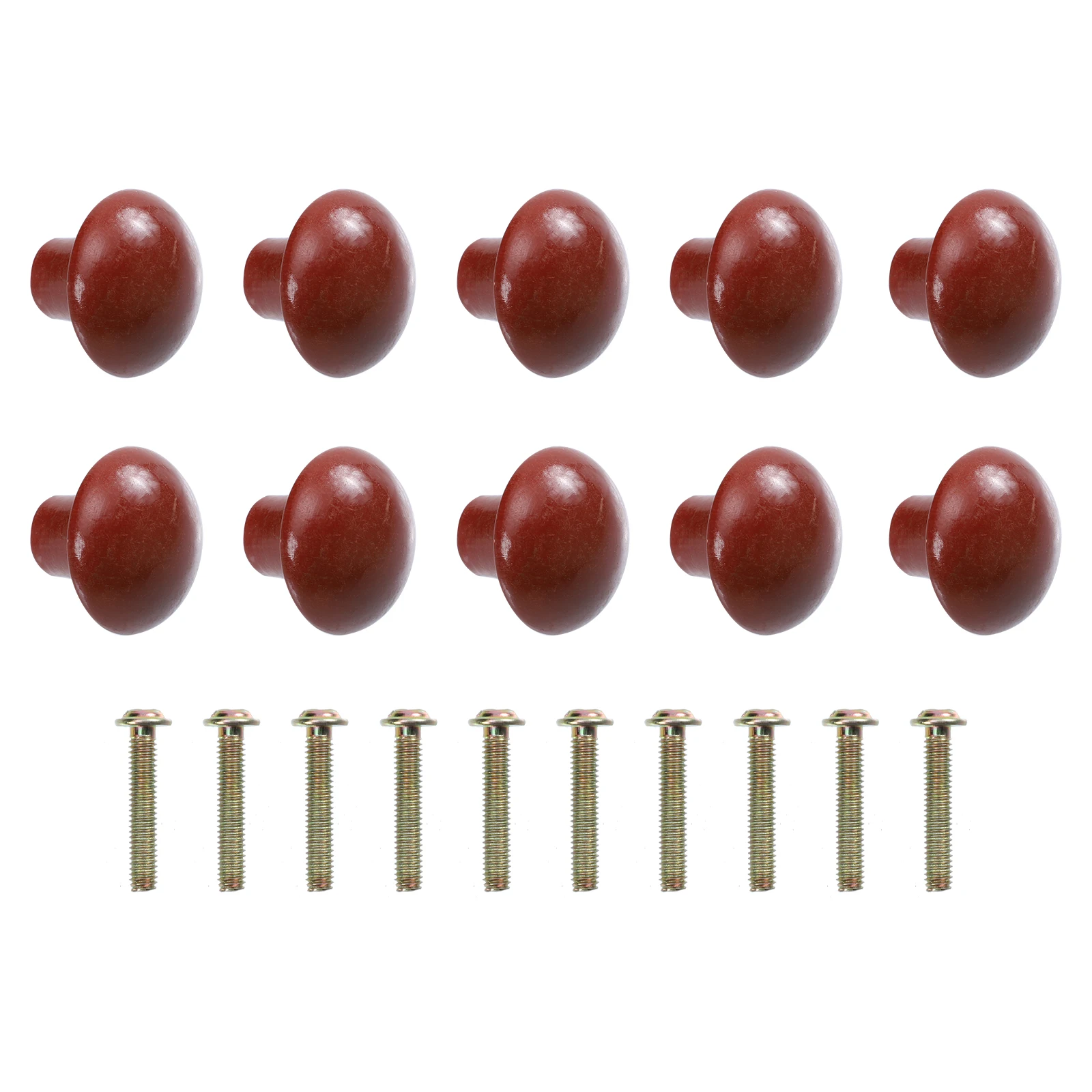 

10pcs Mushroom Head H Drawer Pulls Wooden Cabinet Knob Cupboard Wardrobe Door Pull H les Solid Wood Wear Resistant Bedroom