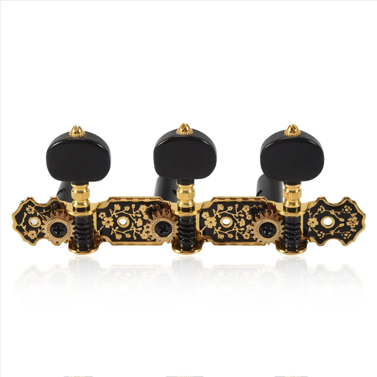 TUREBG Guitar Machine Heads Classic Guitar String Tuning Pegs Key Gold 3L Tuners Keys Part Parts Accessories