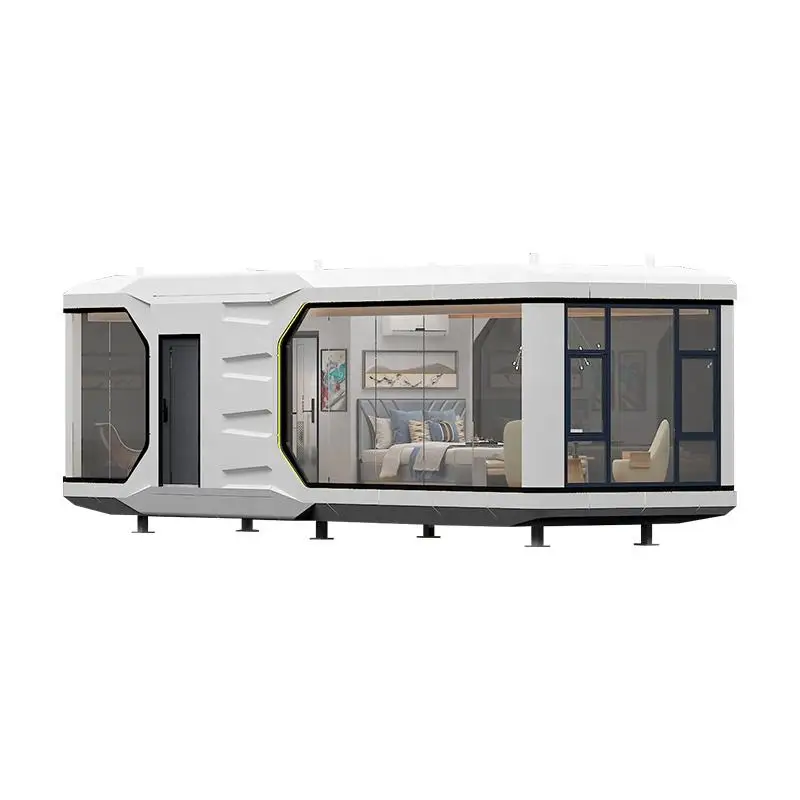Professional factory unique design modern soundproof cubicle sleeping cabin outdoor pod container for home capsule hotel resort