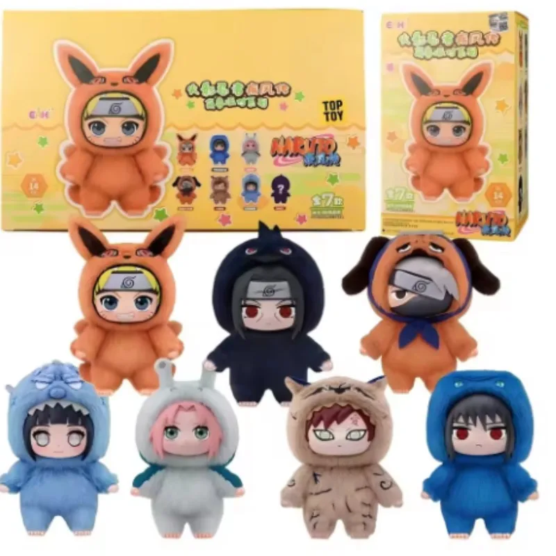 Giocattoli di peluche della serie Naruto Immagini di caratteri multipli Materiale morbido Decora le stanze Be Playmates Preferiti dei fan dell'anime Childre