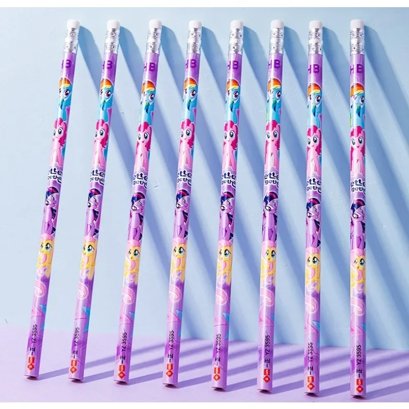 지우개가 있는 My Little Pony HB 나무 리드 펜치, 귀여운 학생 HB 사무실 학교 그림 쓰기, 어린이 문구 선물, 30 개