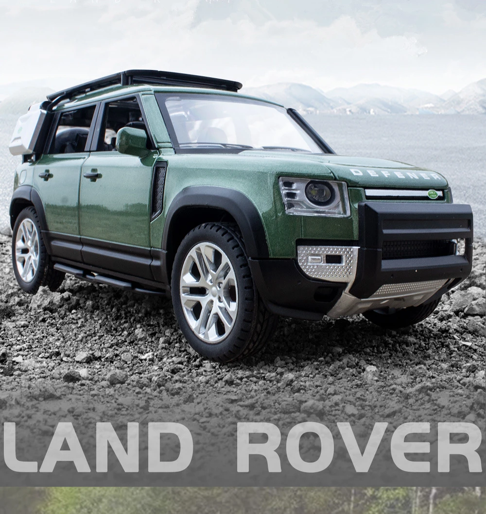 

1:24 Land Rover Defender Alloy Car Model Diecasts Metal Toy Off-road Vehicles Car Simulation Collection Kids Toy Gift F180