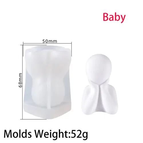 DIY Thinker Statue Silicone Mold 3D Nordic Art Abstract Human Body Plaster Ornament Mould Epoxy Resin Handicraft Mold Home Decor - Image 11
