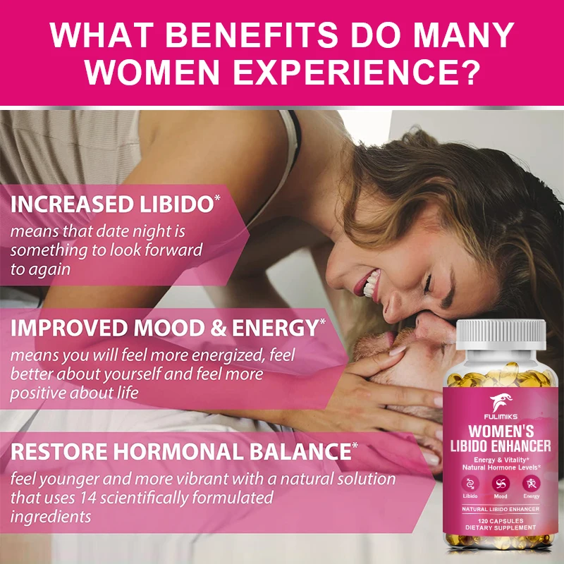 Women Energy Capsules Hormone Harmony Balance Supplement Capsules, NON GMO - Gluten-free