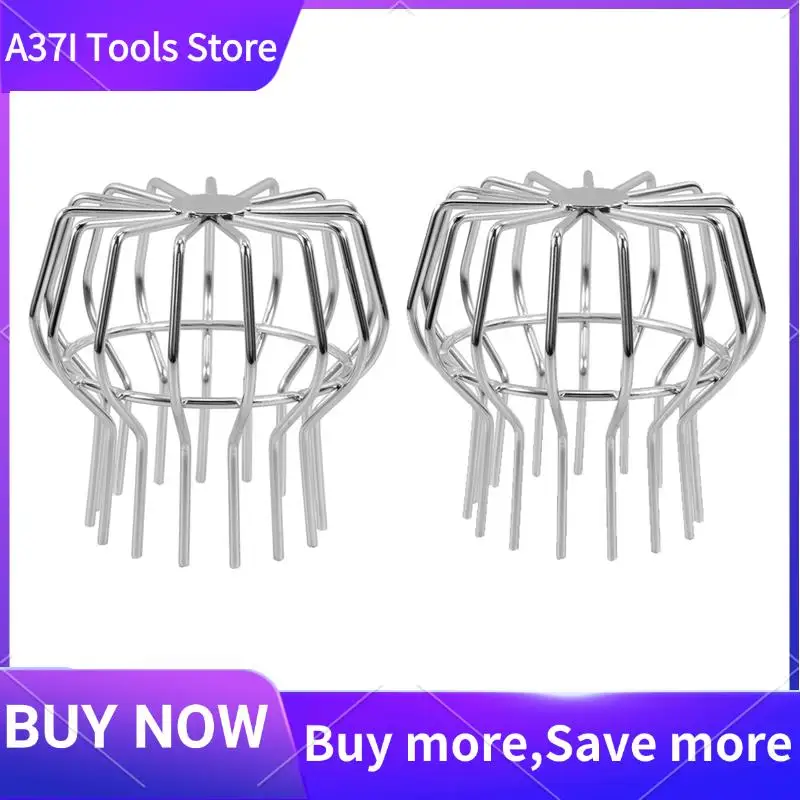 

Gutter Guard Stainless Steel Gutter Cleaner Roof Filter Strainer Silver Downspout Strainer Filter Gutter Guards 2Pack-[A37I]