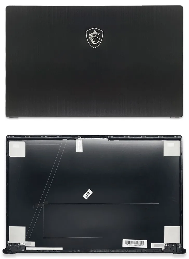 New/org For MSI Modern 15 MS-1551 1552 155K M15 LCD Back Cover /Front Bezel /Hinges /Palmrest upper cover /Bottom Case,Black