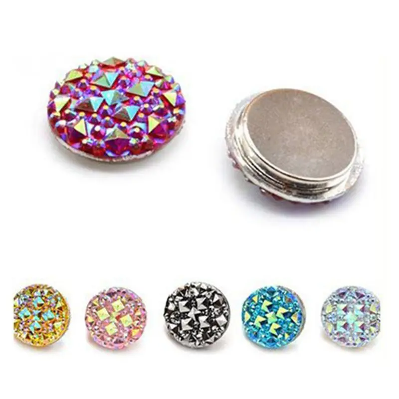 12x/Set Hijab Brooches Pins Muslim Lapel Pin Strong Magnet Buckle Collar Clip Drop shipping