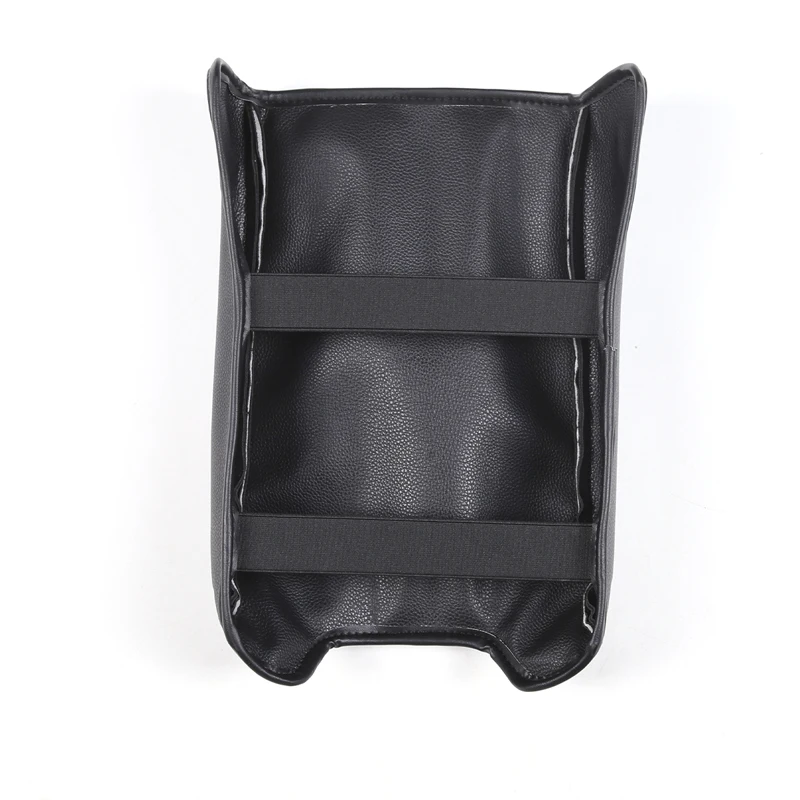 For Land Rover Discovery 4 LR4 2010-2016 Leather Black Car Seat Armrest Center Console Box Protective Cover Car Accessories