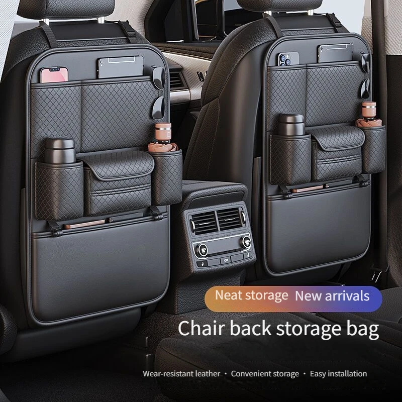 front-and-rear-car-seat-back-organizer-with-two-cup-holders-tissue-box-pu-leather-kick-proof-easy-clean-multi-storage-solution