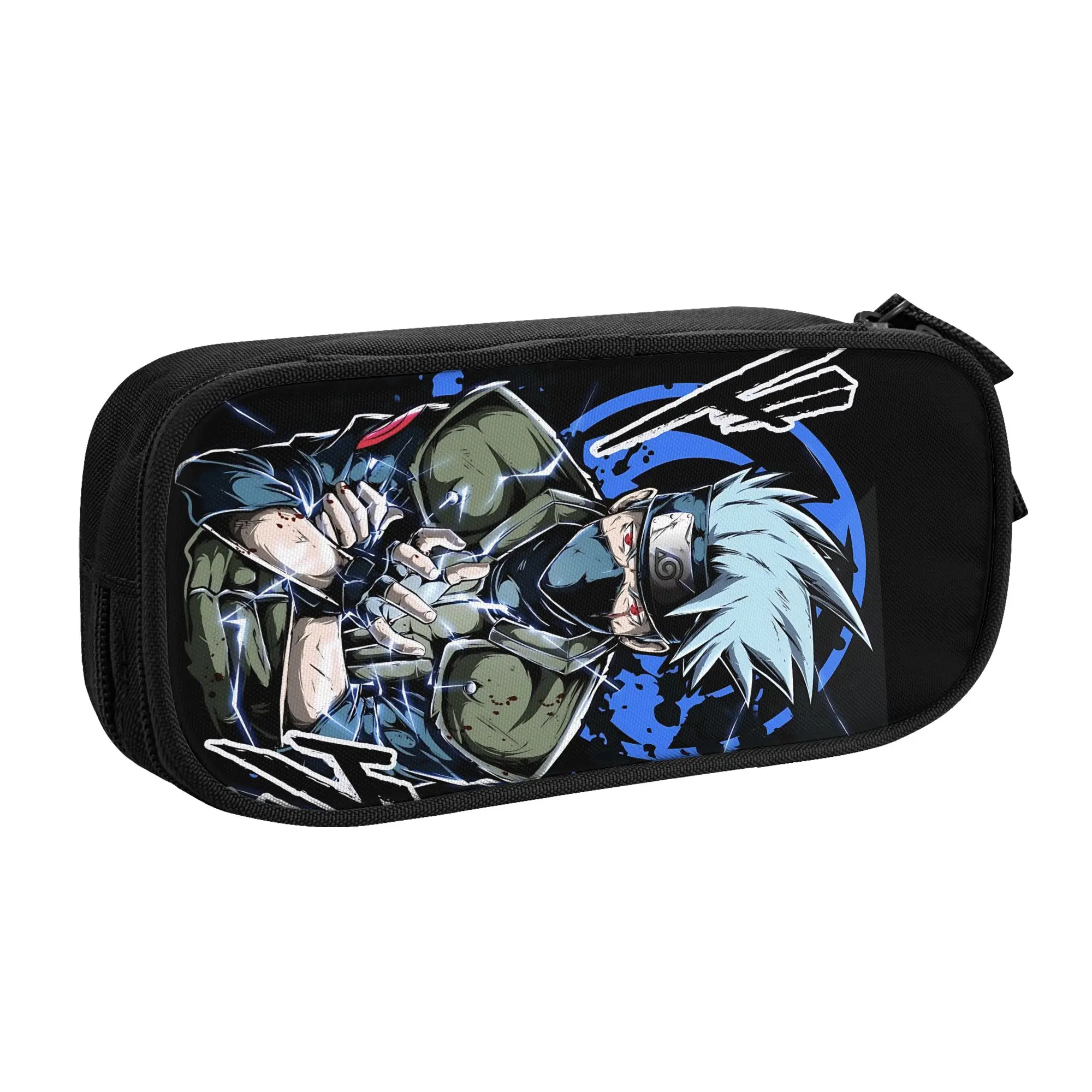 Large Capacity Bags for Child Cartoon Naruto anime comic  School Pencil Bag for Boys Gilrs Kids