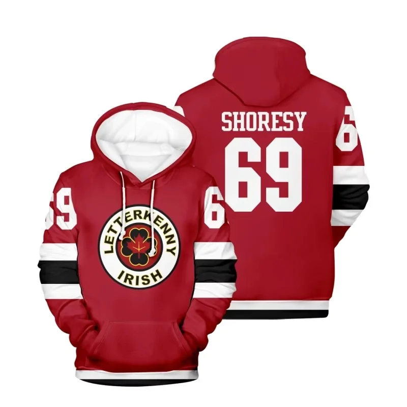 

25-26 Autumn Winter Shoresy Shore 69 Hoodies Vintage Merch Hoodie Men and Women Hip-hop Sports Pullover Sweatshirt