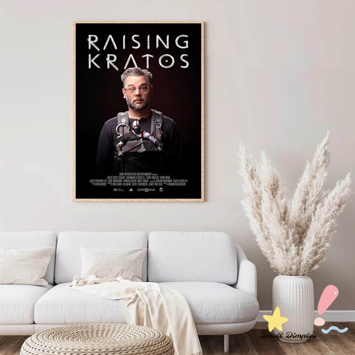 Raising Kratos Movie Poster Canvas Art Print Home Decoration Wall Painting ( No Frame )