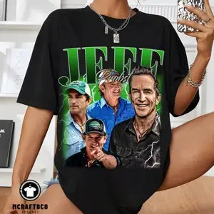 JeffProbstユニセックスTシャツ,ヴィンテージ,90年代のレトロなデザイン,グラフィック,彼と彼女へのギフト