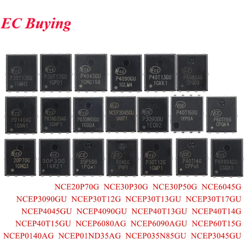 10Pcs NCE P40T13GU 20P70G 30P30G 30P50G 6045G P0140AG  P3090GU P30T12G P30T13GU P30T17GU P4045GU P4090GU P40T14G P40T15GU P6080A