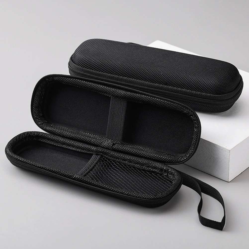 

2 Pcs Travel Pouch Headphone Data Cable Storage Bag Electronic Accessories Mp4 Black Earphone Organizer