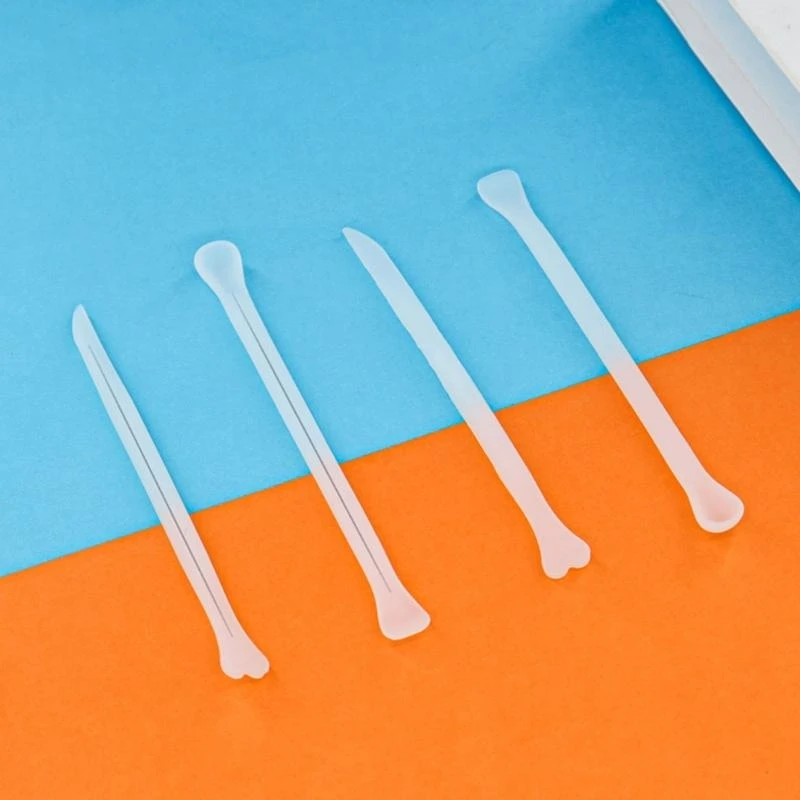 N5KE Silicone Stirring Rod Mixed Resin Epoxy Tool Materials Multifunctional Double Head Stirring Rod Jewelry Making Supplies