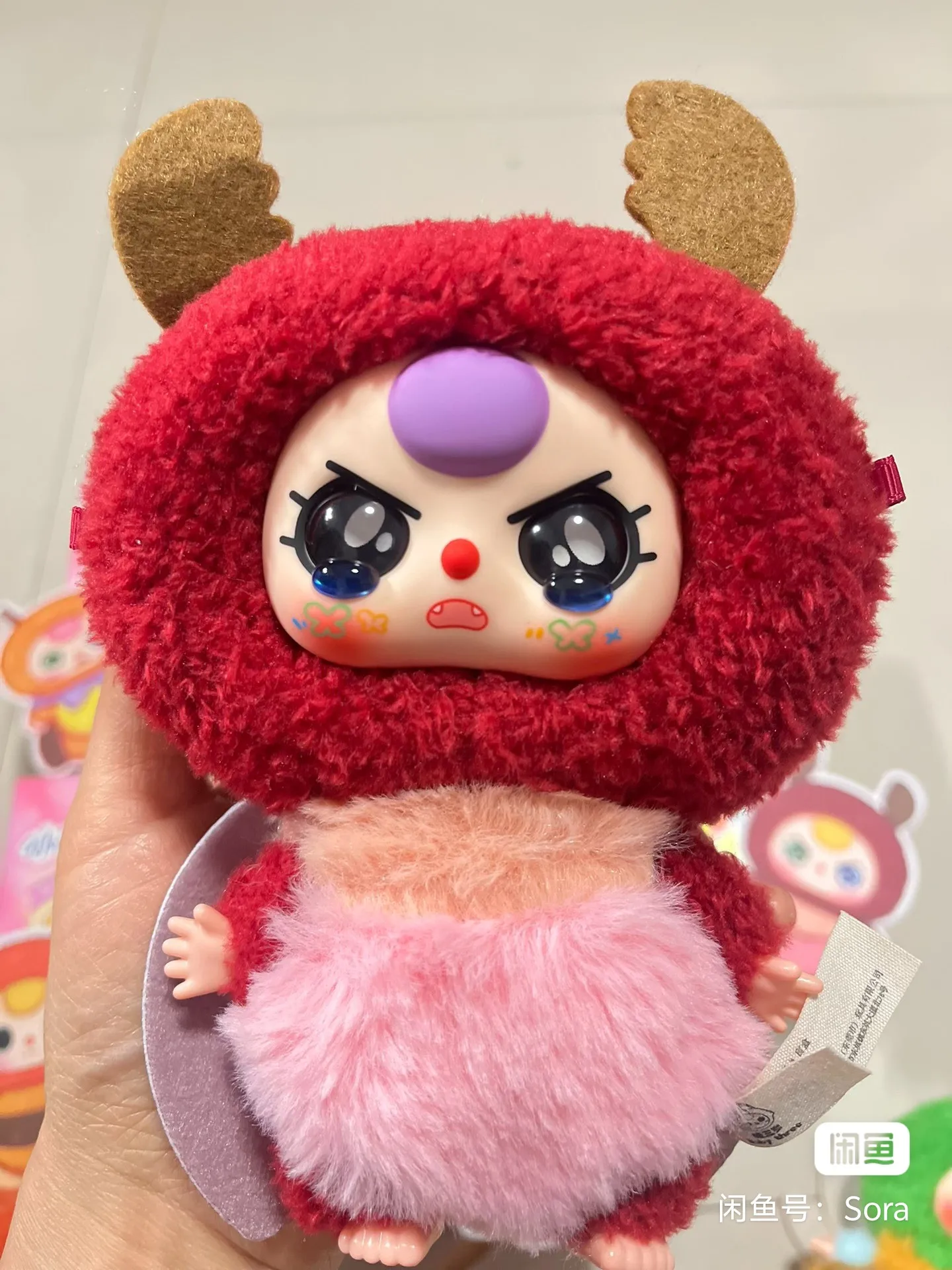 Genuine Baby Three Elf Blind Box Cute Vinyl Doll Tide Play Ornaments Cute Pet Seven Stars Ladybug Mystery Box Trendy Toys Gifts - Image 3