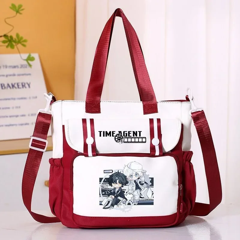 

Chibi, Черный Красный Синий Белый, Link Click, Студенты Дети Подростки, Сумки через плечо Messenger в стиле аниме для школьниц Большая вместимость