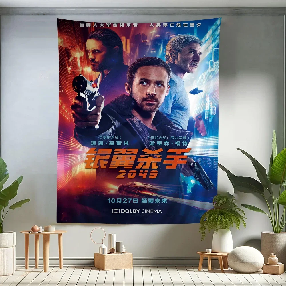 Blade Runner 2049 Film Film Anime Wandteppich Hippie Blume Wandteppiche Wohnheim Dekor Wandbehang Home Decor