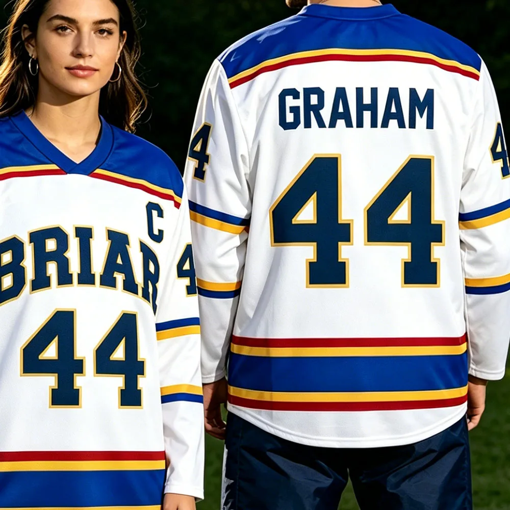Graphic Merch Off Campus Briar University Hockey Jersey Graham 44 22 DI LAURENTIS 66 Tucker46 Design T-shirt Men Women Clothing