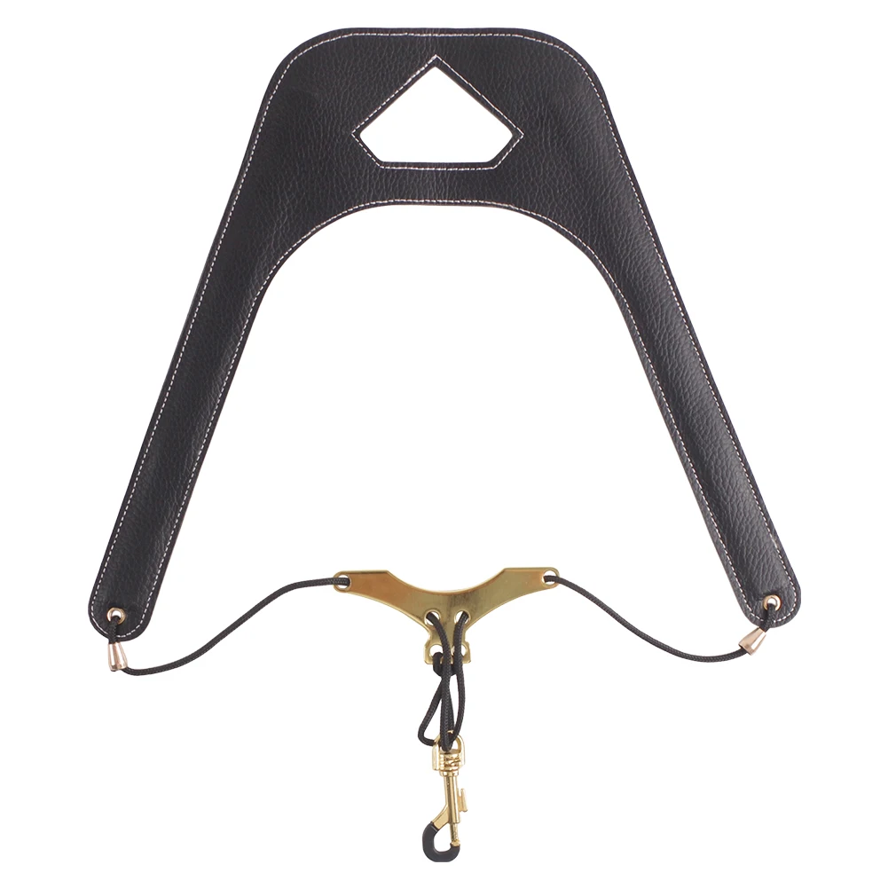 Correa para el cuello de saxofón, cinturón de hombro ajustable de longitud, arnés de hombro doble, accesorios para Instrumentos Musicales
