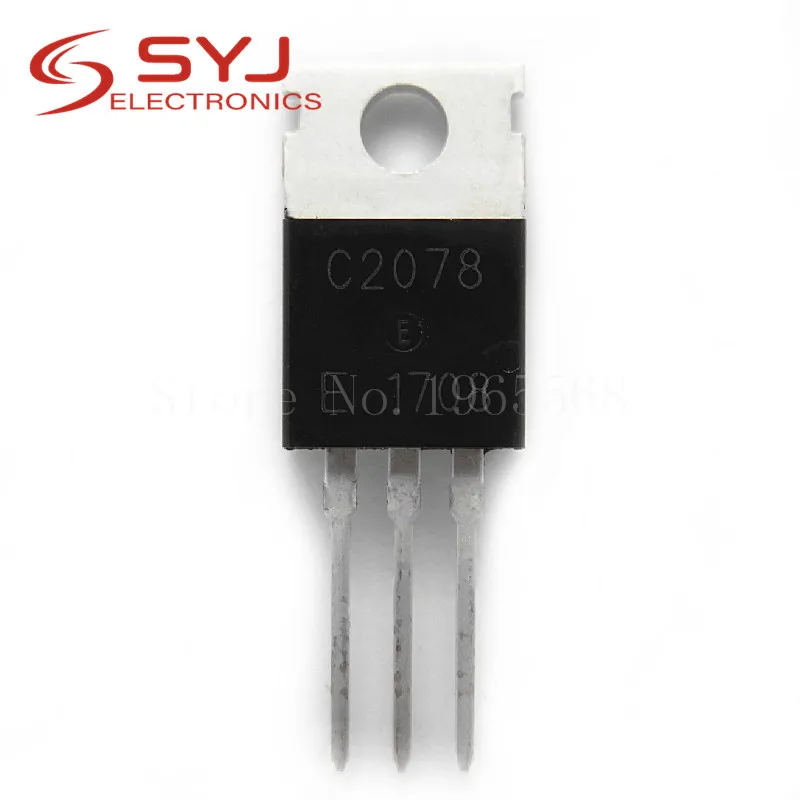 Lote de 10 unidades, 2SC2078, C2078, 2078 a-220, 3A, 80V, en Stock