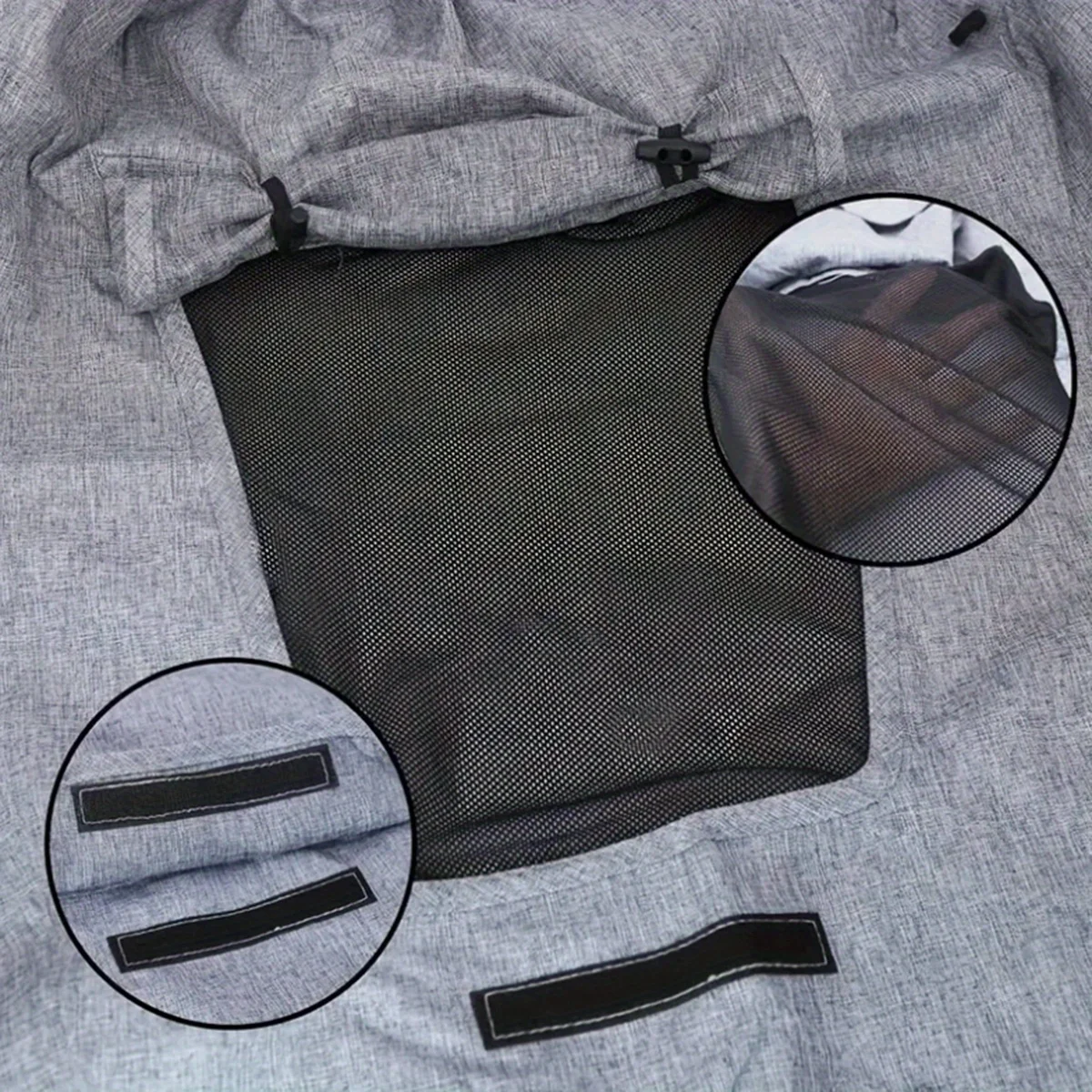 Easy-to-Install Trolley Accessories, High-View Bidirectional Shading, UV-Resistant Sunshade Cover, Portable Trolley Accessories