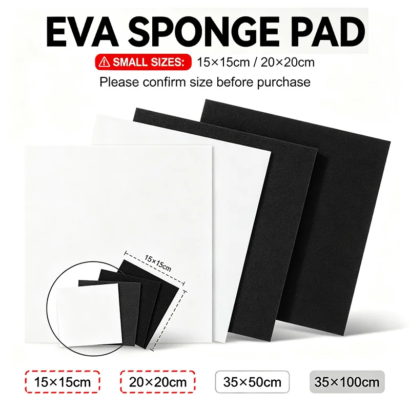 EVA Foam Pad, Foamed Sponge Shock-Absorbing Liner, Strong Foam Board, Sponge Soundproofing and Noise-Reducing Foam Pad