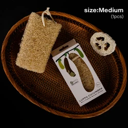 Natural Loofah Sponge Body Scrub Bath Exfoliating Wisp for Body Luffa Back Scrubber Cellulite Washclothes Shower Accessories