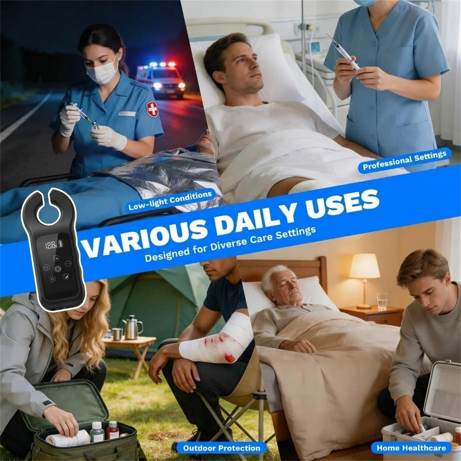 USB Vein Locator with Storage Case Portable Medical Vein Finder Machine Nurse Injection Helper Handheld Emergency Vein Viewer view 5