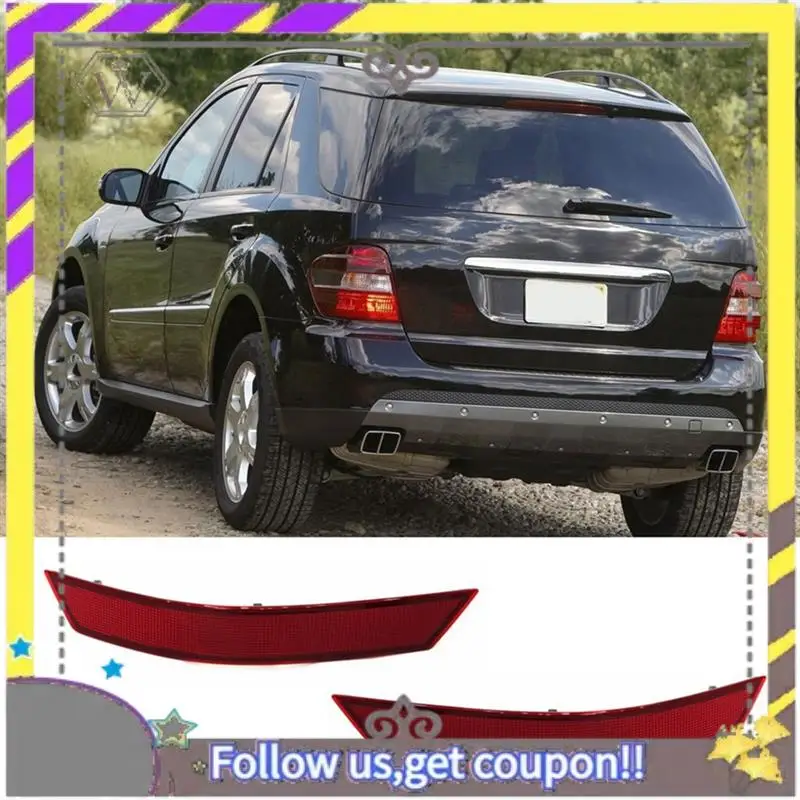 

ABXV-1648200374 1648200674 отражатель заднего бампера, отражатель, сигнальная лампа, авто для Mercedes W164 ML350 ML550 ML63, автозапчасти