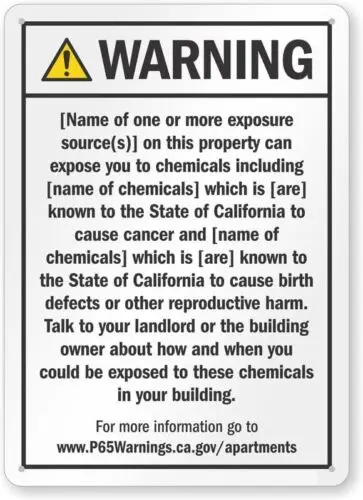 Apartment Exposure Prop 65 Aluminum Weatherproof 12