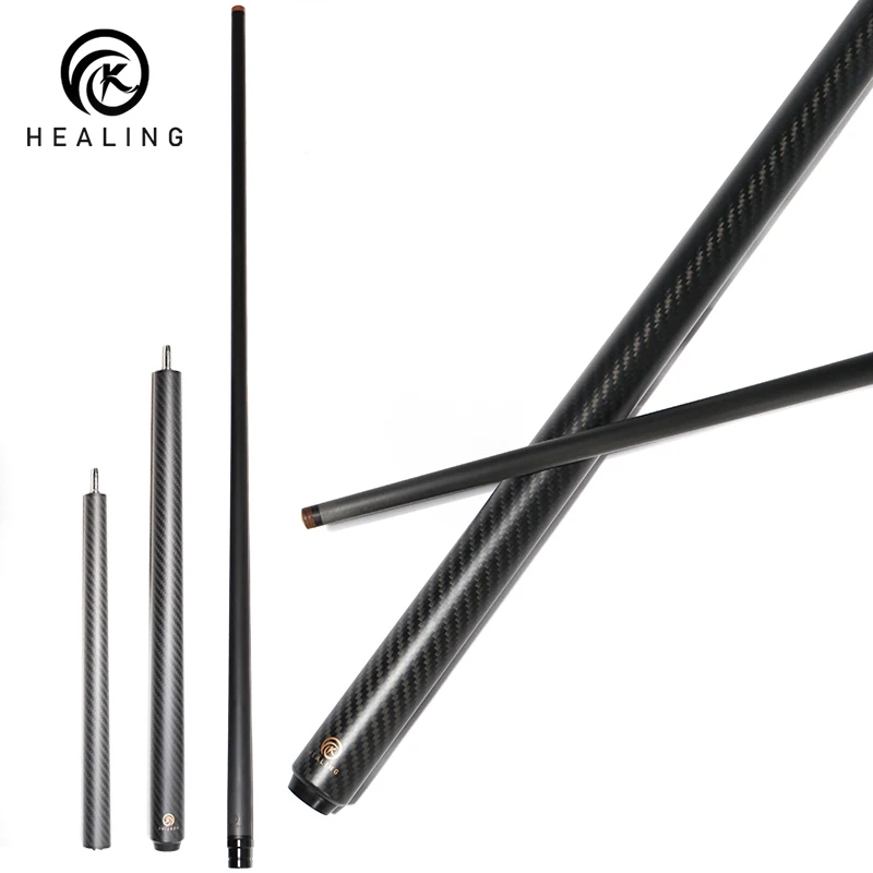 Professional Premium Carbon Fiber Break & Jump Cue – 12.9mm High-Density Hard Tip, 58inch, Unmatched Durability and Stiffness for Billiards, Snooker, and Pool Break Shots, Ultra-Low Deflection, Enhanced Impact Resistance, for 8-Ball, 9-Ball American Pool