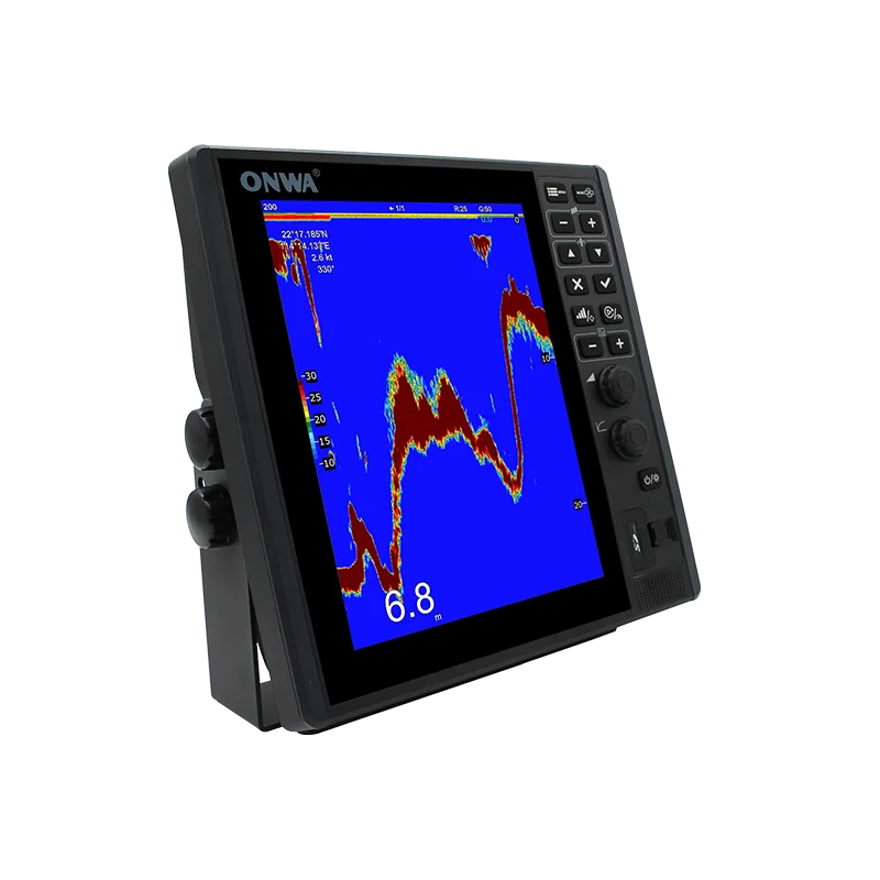 KFISH-12 High Power 12 Inch TFT Color Digital FishFinder /1KW/2KW 50KHZ / 200KHZ Fish Finder