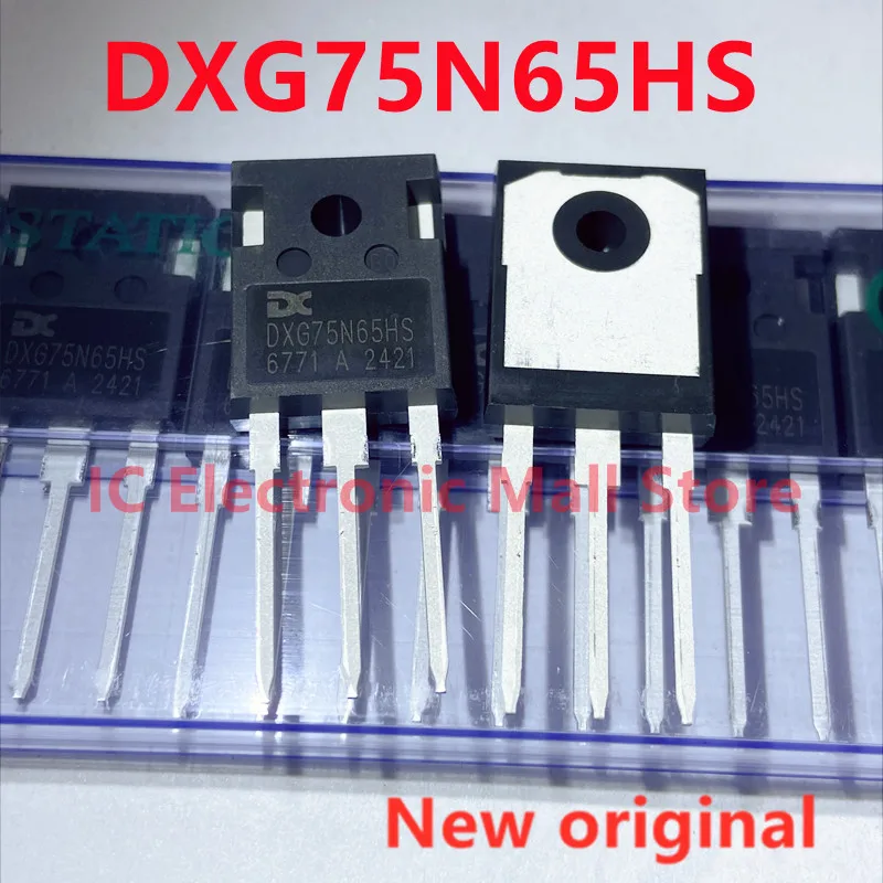 10 peças novo original dxg75n65hs 75a 650v to-247 dxg75n65hs transistor igbt