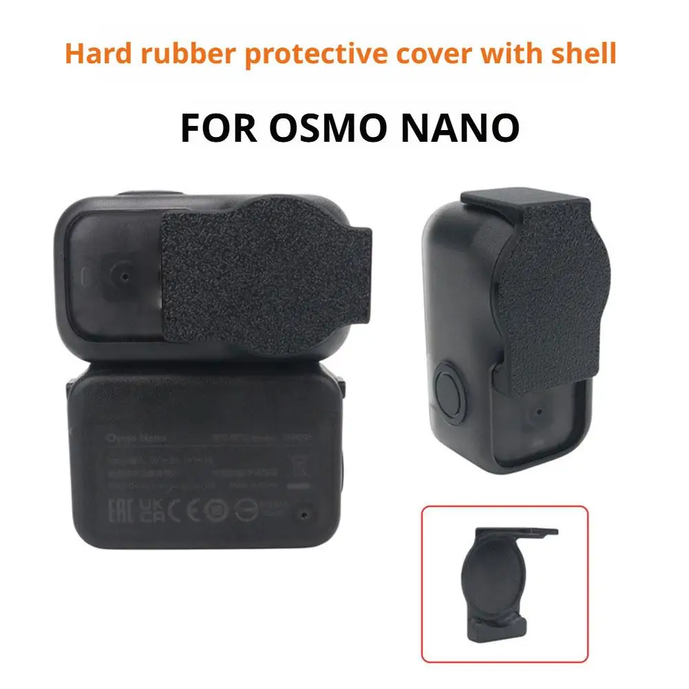Para dji osmo nano polegar lente da câmera capa protetora para osmo nano lente capa acessórios de plástico duro resistente a riscos escudo