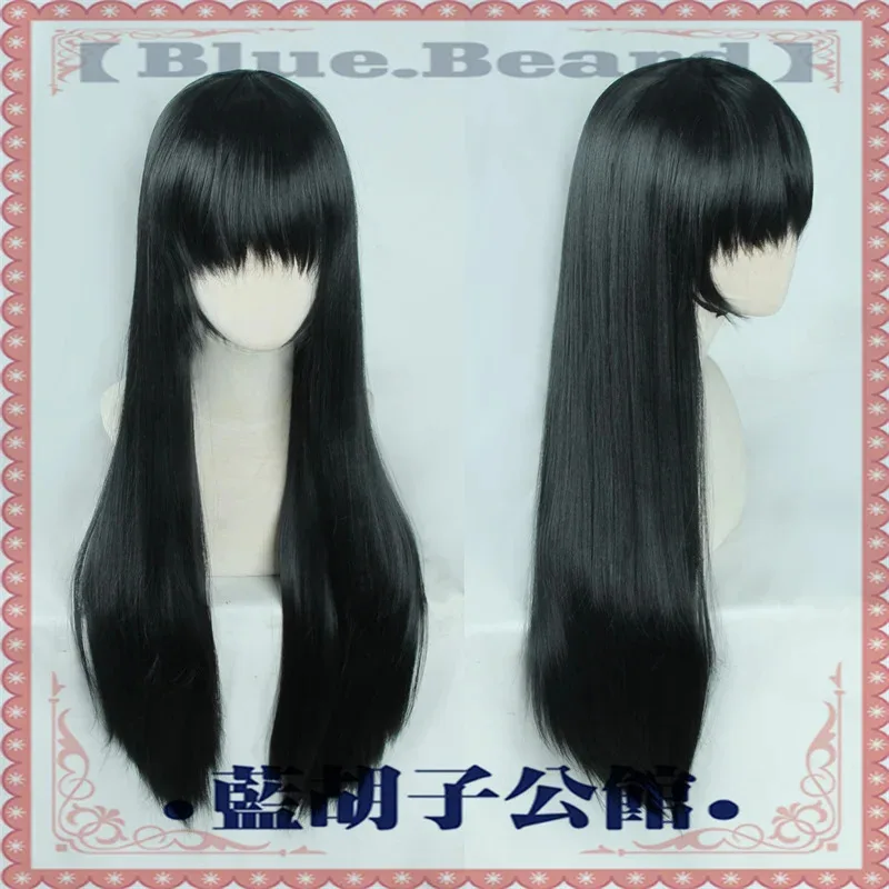 

2025 aaa Аниме GINTAMA Katsura Kotarou Косплей Парик 75 СМ Длинные Черные Прямые Термостойкие Синтетические Волосы Хэллоуин Вечеринка Роль P