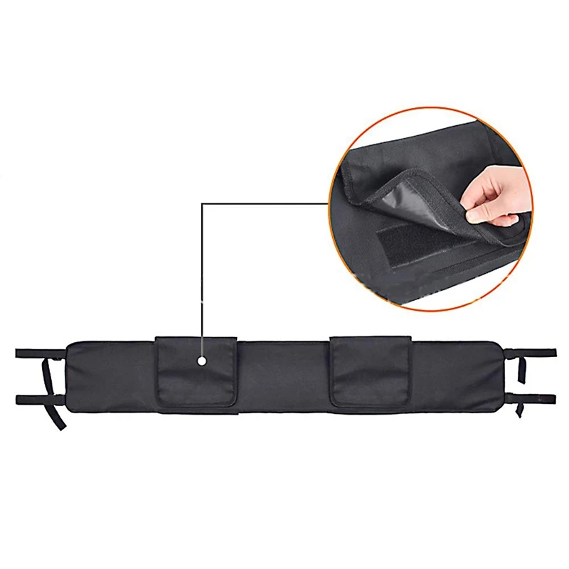 1 PCS UTV Roll Bar Cage Organizer Storage Bag Black Replacement For Polaris Ranger RZR 570 800 900 XP 1000 Kawasaki Teryx Honda