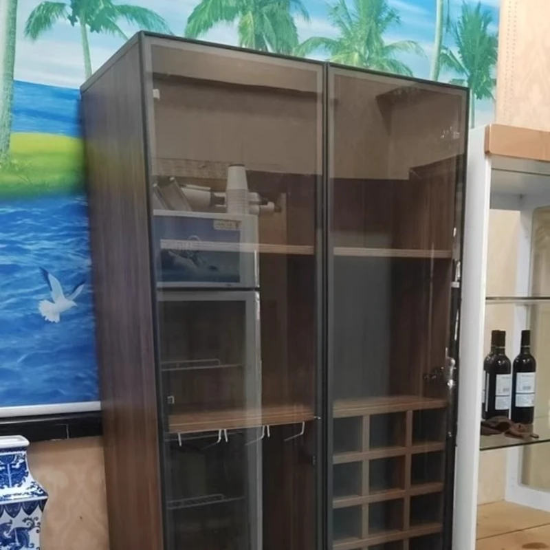 

Кофе-бар, спиртный шкаф, аксессуары для спирта, витрины, витрина со стеклянной дверью, деревянная мебель для винных шкафов, витрина