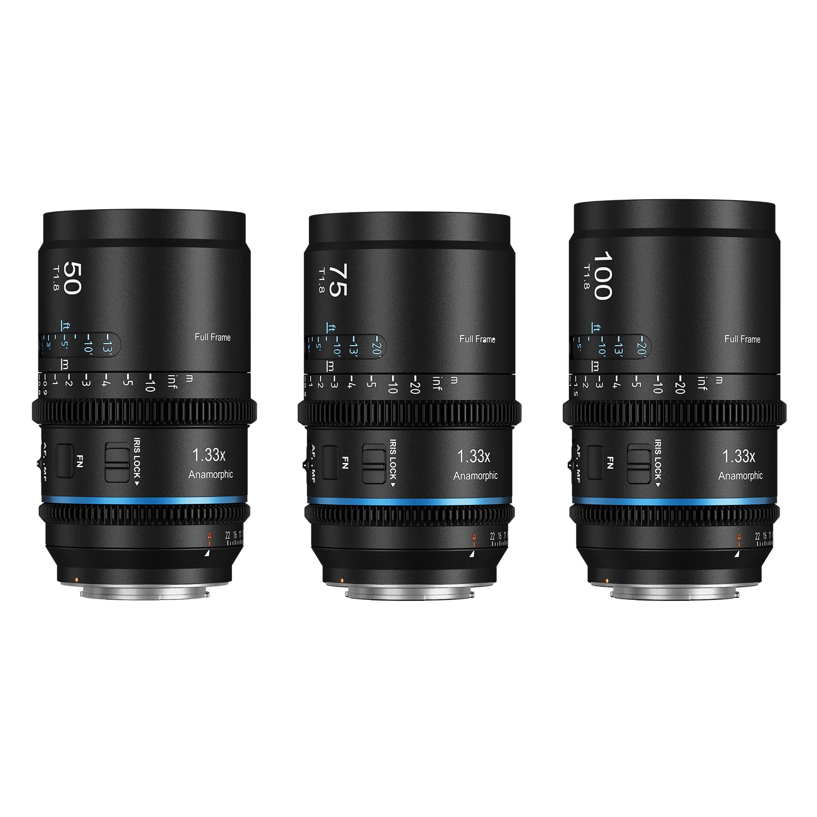 SIRUI Astra 50mm 75mm 100mm T1.8 Full Frame 1.33x lente anamórfica de enfoque automático lente de cámara para Sony E Nikon Z lumix Sigma Leica L azul/flare Neutral