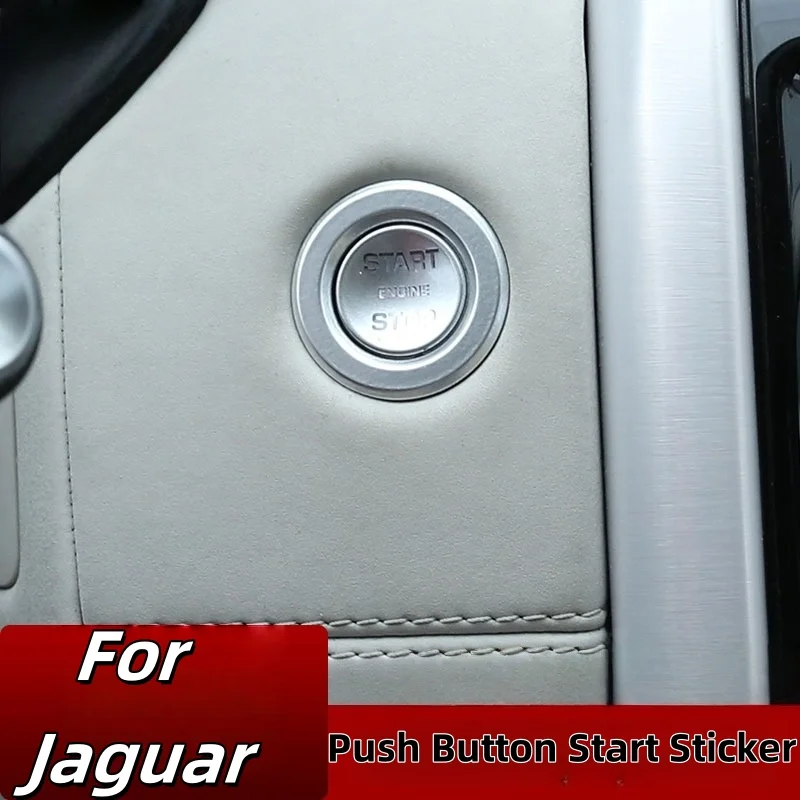 

Real Hard Carbon Fiber For Jaguar E-PACE XJL F-Type I-PACE Engine Car Engine Start Stop Button Cover Trim Accessories