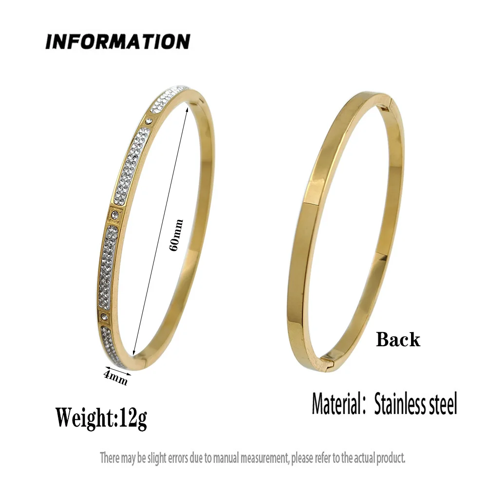 New baby's breath zircon O-shaped opening adjustable bracelet, high-quality gold-plated women's bracelet, wedding party jewelry view 6