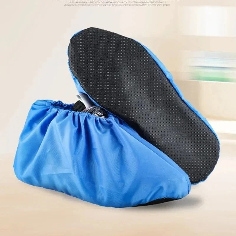 1 paio di nuove copriscarpe impermeabili per uomini e donne adulti, copriscarpe da casa ispessito, copriscarpe antiscivolo, lavabili e riutilizzabili