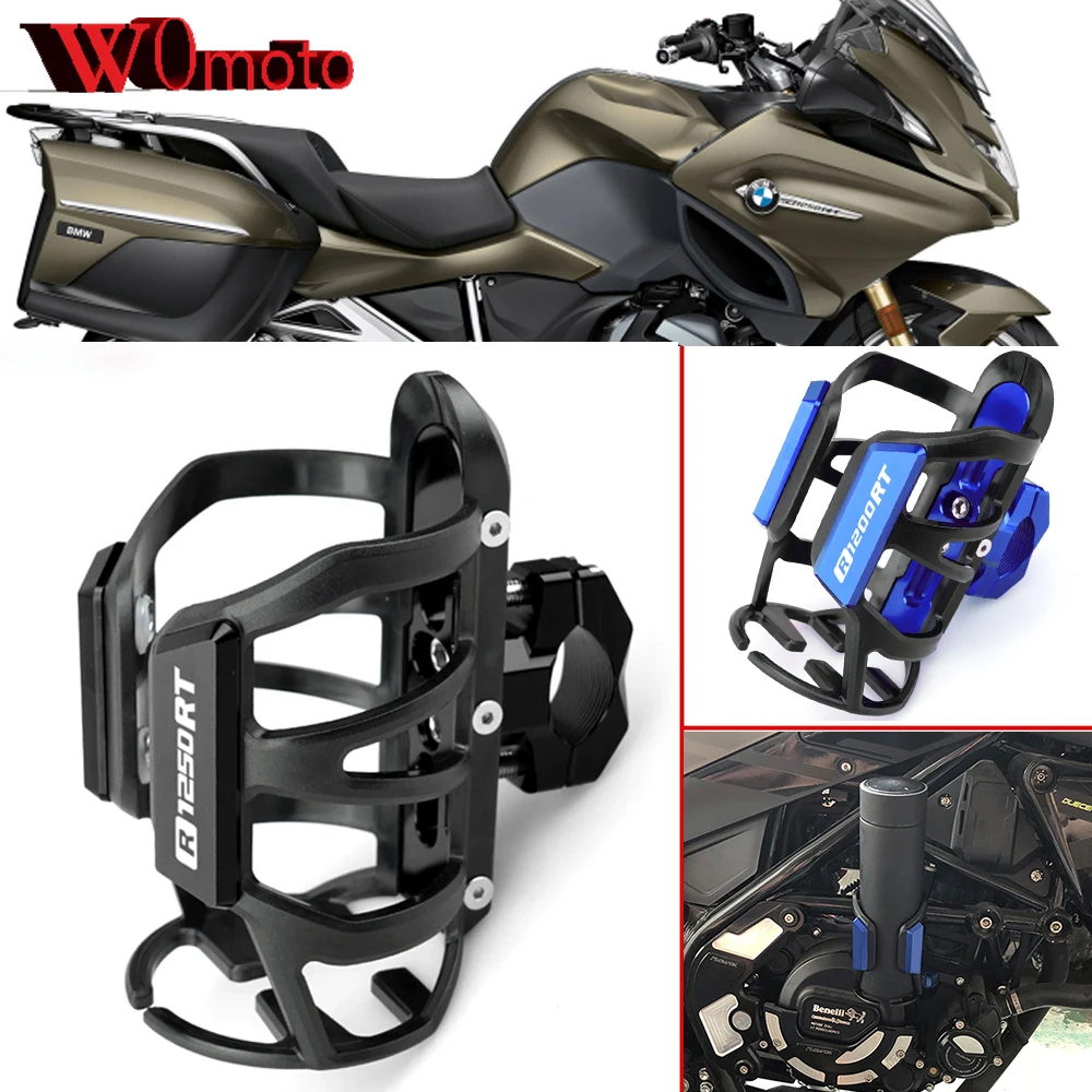 Universal Motorcycle Drink Cup Holder Accessories For BMW R1250RT R1200RT R1250 R1200 R 1250 1200 RT New Water Bottle Cage Sdand