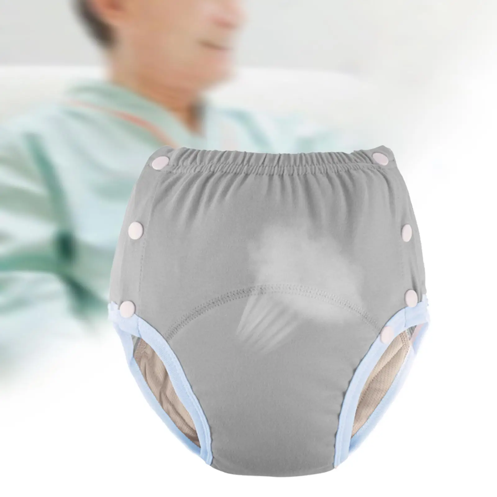 Adult Cloth Diaper Washable Nappy Cover Incontinence Underwear Leak Proof Waterproof Adult Cloth Diaper Waist 66-100cm