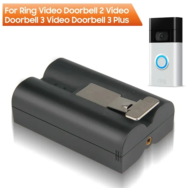 6040mAh For Ring Video Doorbell 2 Video Doorbell 3 Video Doorbell 3 Plus V4 Replacement Battery