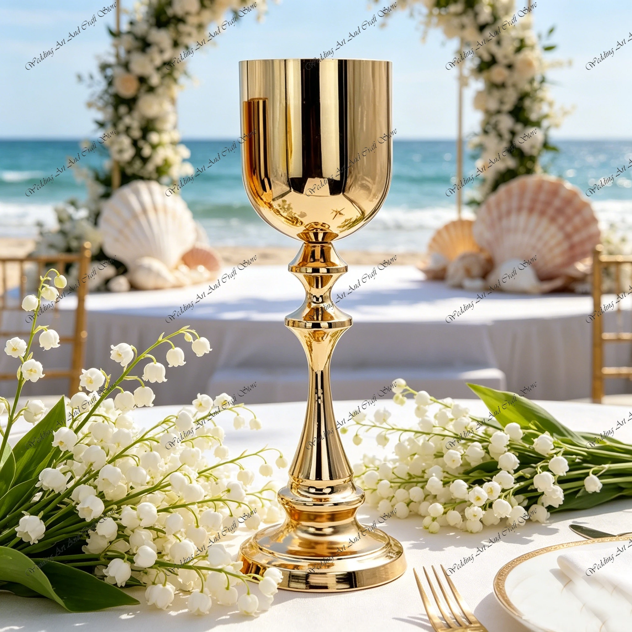 10 шт. F30 40-80 см Золотые вы – обзор и цена Centerpiece Vase Tall