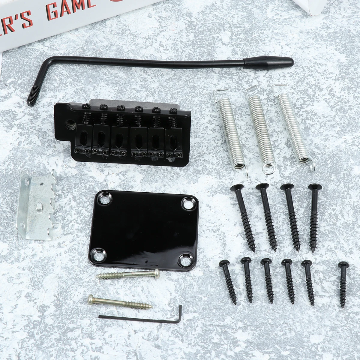 

Bridge Reinforcement Panel Set Guitar Neck Plate GA296 Tremolo Parts Musical Instrument