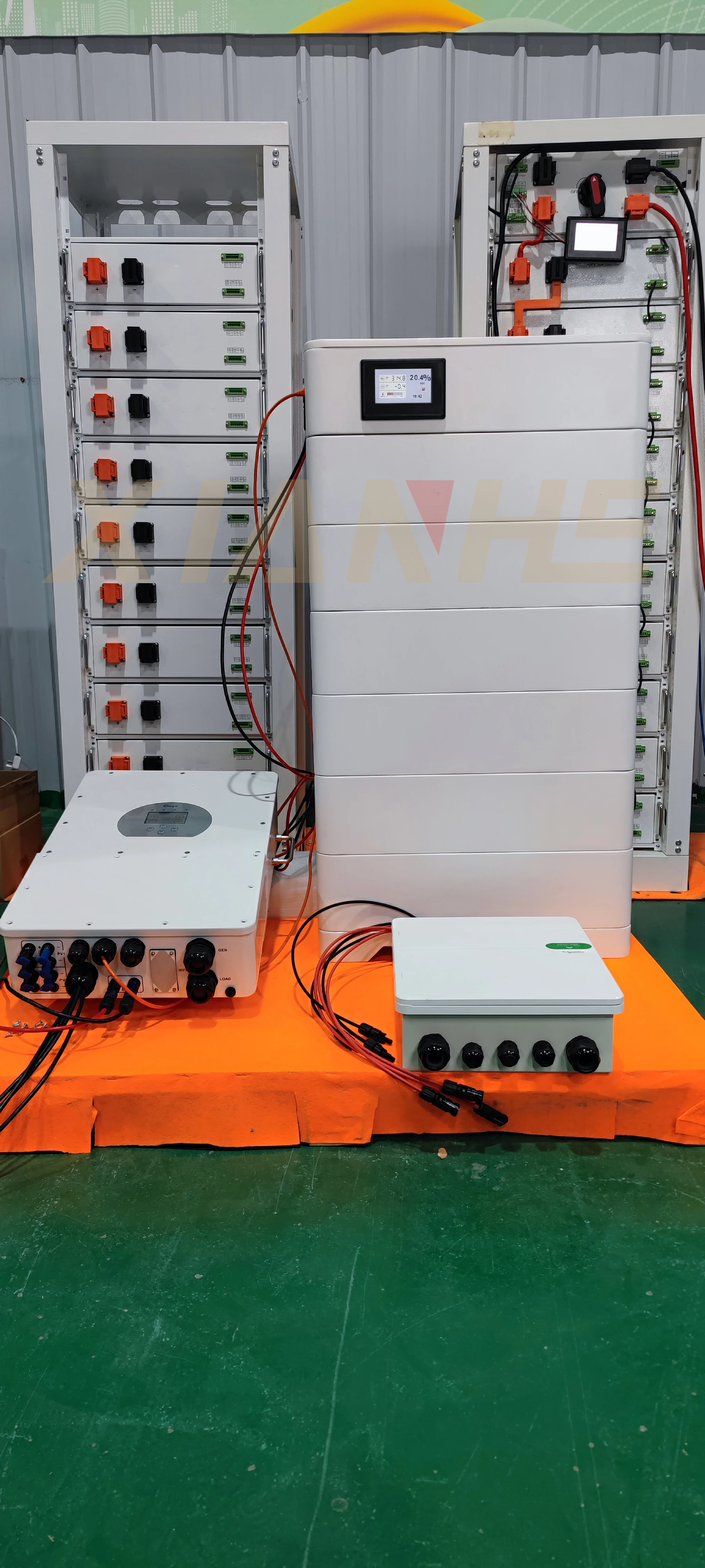 15 kw 20kw Lifepo4 Battery with Active Balancer Stackable 51.2v 15kwh 20kwh 30kwh Energy Storage Battery for Solar Energy System