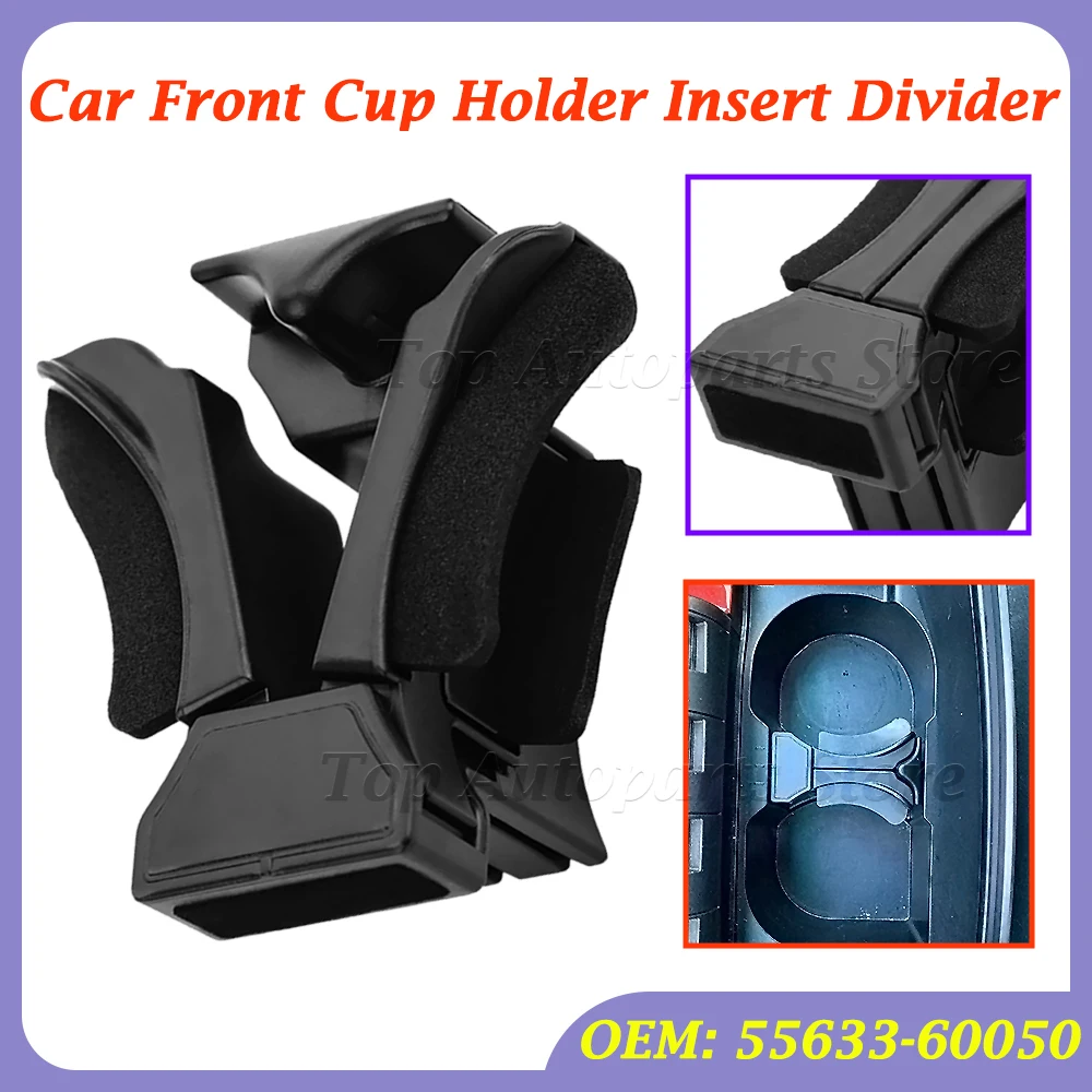 For Toyota Land Cruiser 2000-2007 For Lexus Gx470 Lx470 Lx570 55633-60050 Car Front Cup Holder Insert Divider